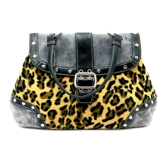 Rampage Handbags - 💕SOLD💕Rampage Fuzzy Leopard Print Handbag